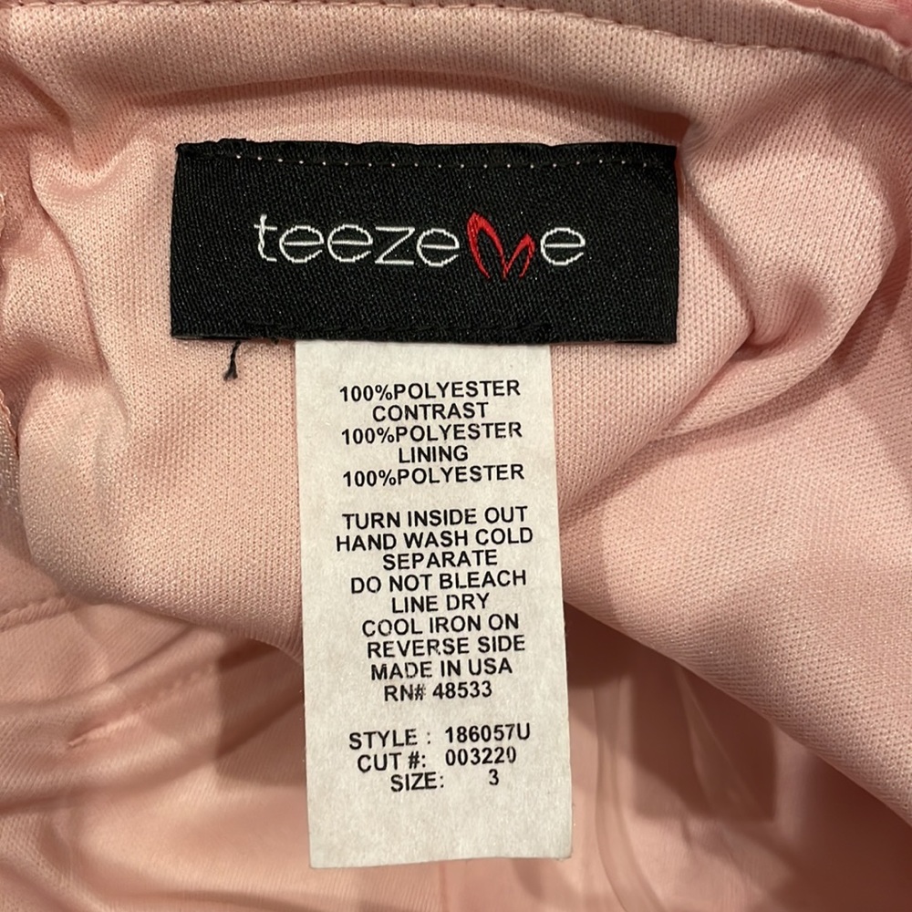 Pink Roses Maxi Prom Dress - Picture 12 of 12